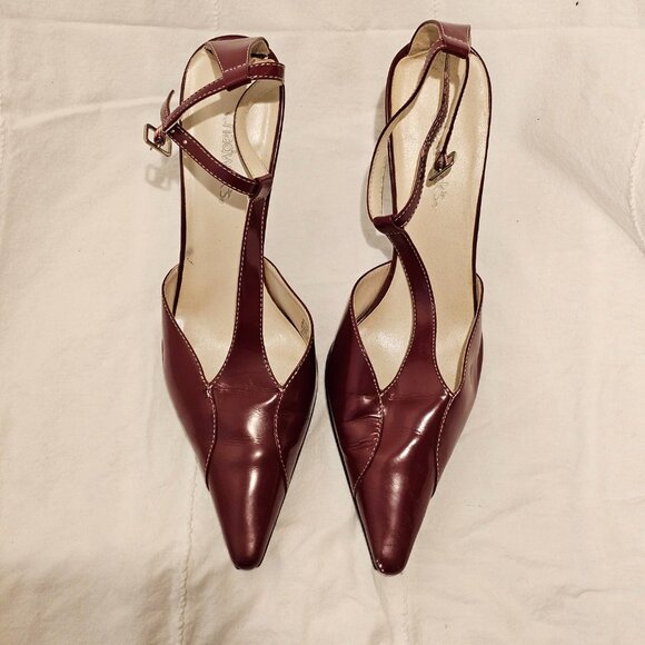 Chadwick's burgundy slingback style heel (size 8.5) - Picture 2 of 4